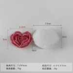 Heart Peony Mould (CM010)