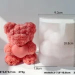 Big Heart Teddy Mould (CM021)