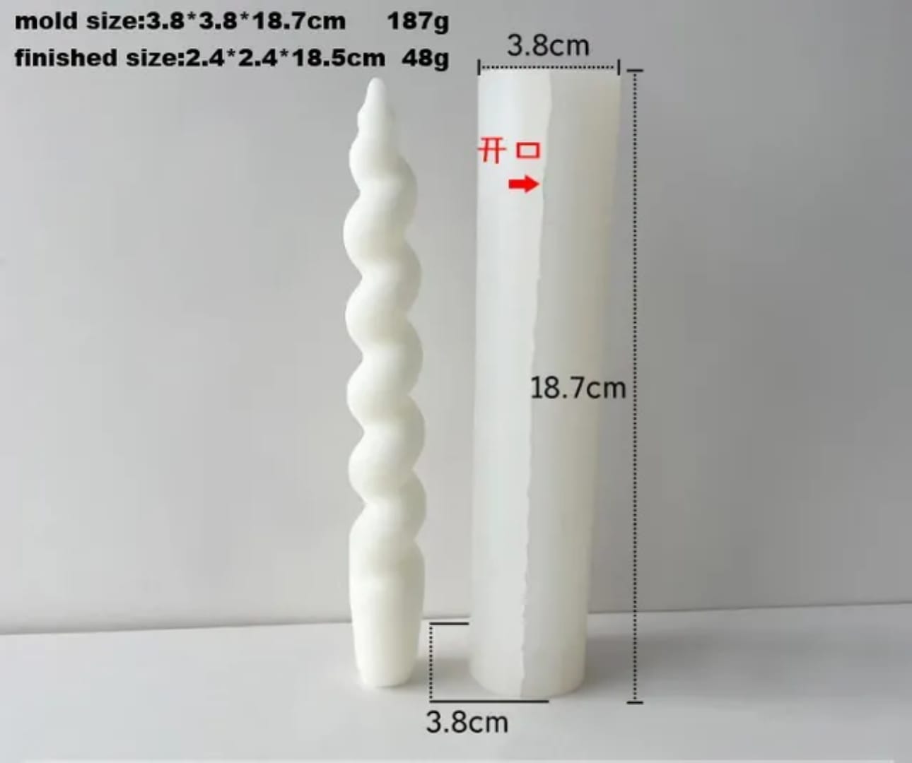 WhatsApp Image 2026-06-13 at 8.33.11 PM (1) Taper Candle Mold - Image 1