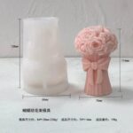 Rose Bouquet Mold(With Bow)