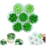 7 Cavities Succulent Mold