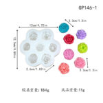 7 Cavities Floral Mold - Image 2