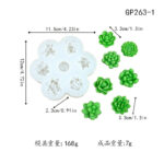 7 Cavities Succulent Mold - Image 2