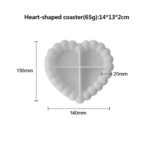 Heart Coaster Tray Mold - Image 2
