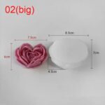 Big Heart Peony Mold
